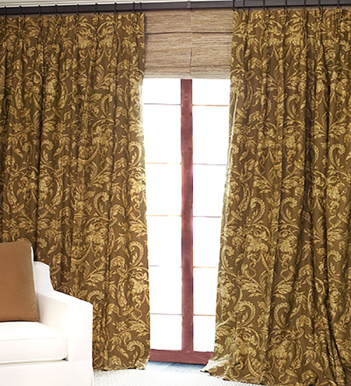 THE | OUTLET - Custom Linen Drapery in Venice Brown
